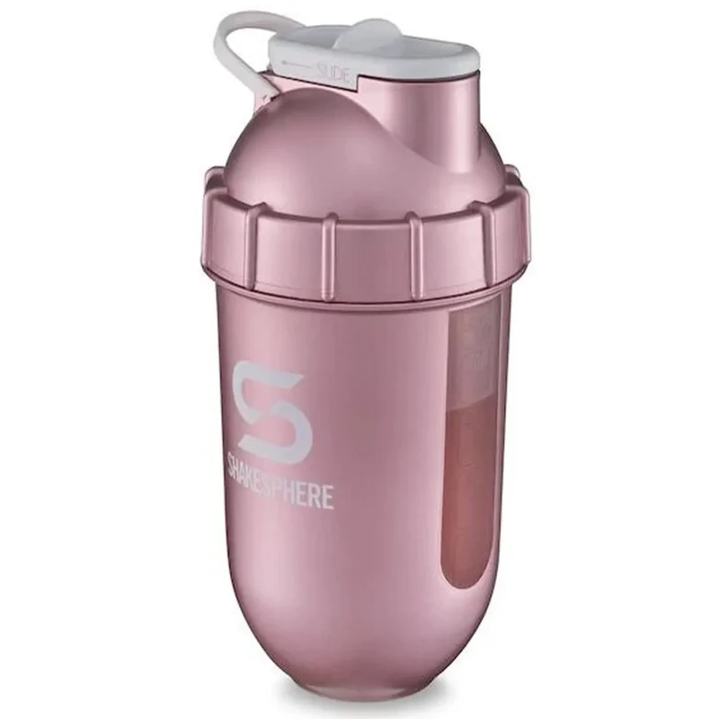 ShakeSphere Tumbler View Pink Logo White