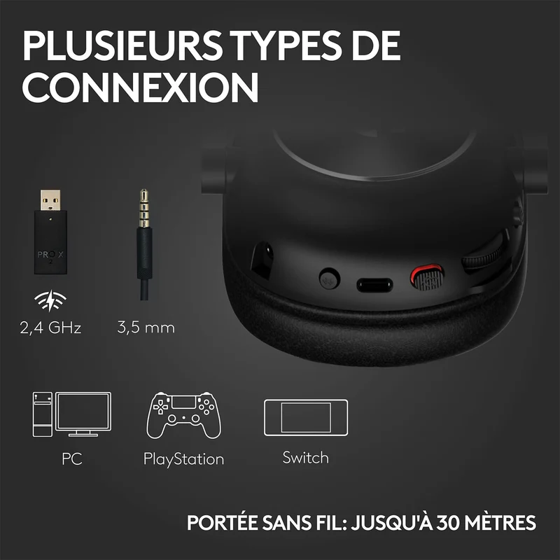 Logitech G Pro X 2 Lightspeed (Black)