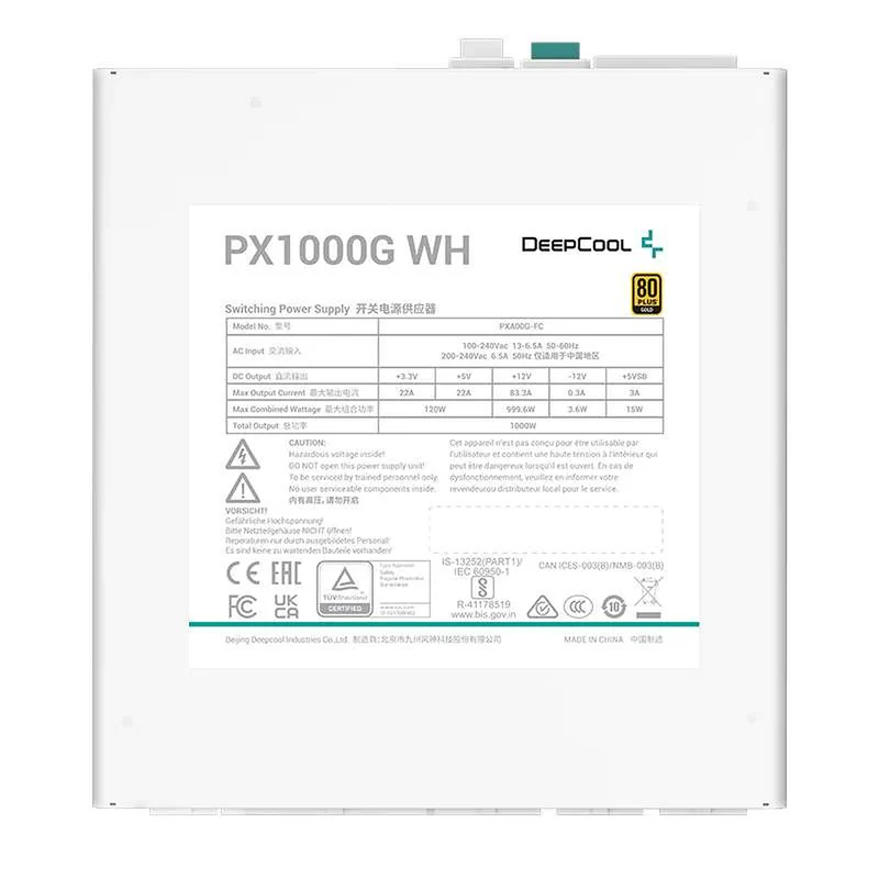 DeepCool PX1000-G White