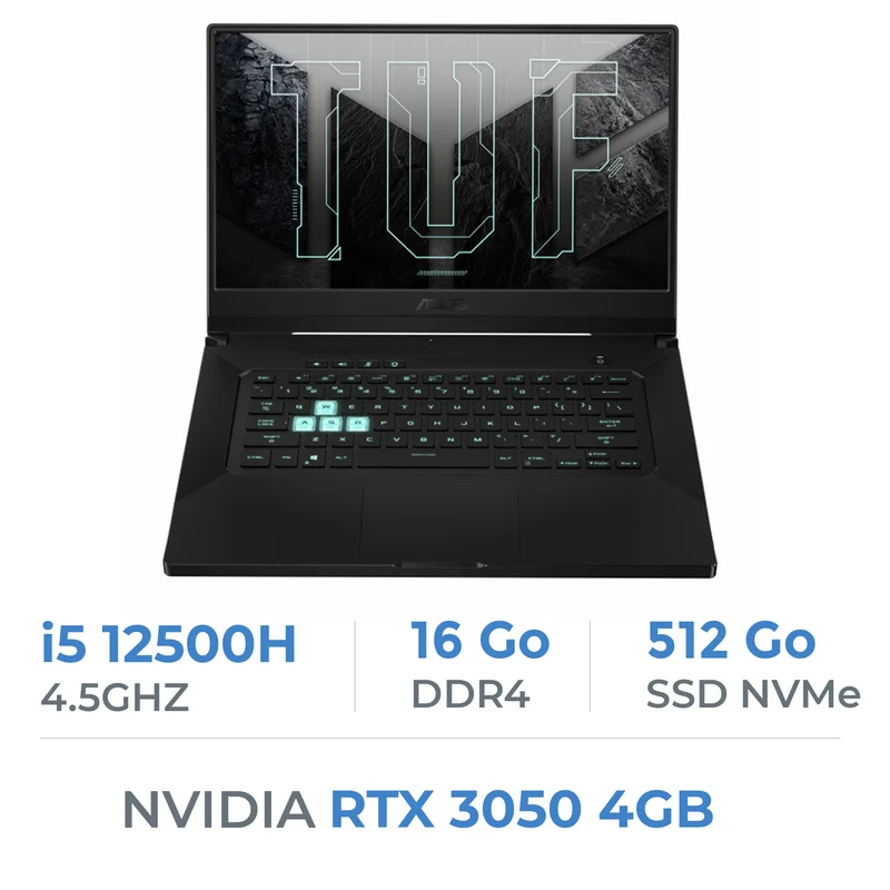 ASUS TUF Gaming F15 FX567Z i5 12500H/16GB DDR4/512GB SSD/RTX 3050/15.6″ IPS