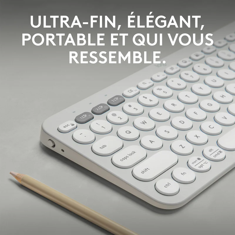 Logitech Pebble Keys 2 K380s (White)