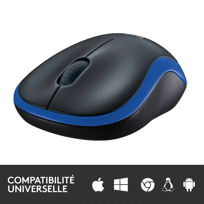 Logitech Wireless Mouse M185 (Blue)
