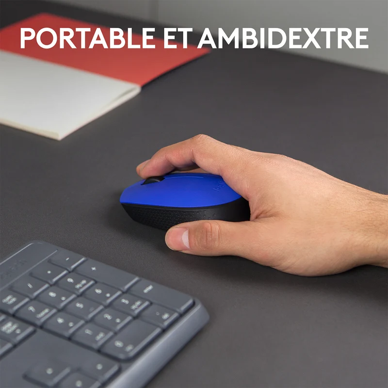Logitech M171 Wireless Mouse (Blue)