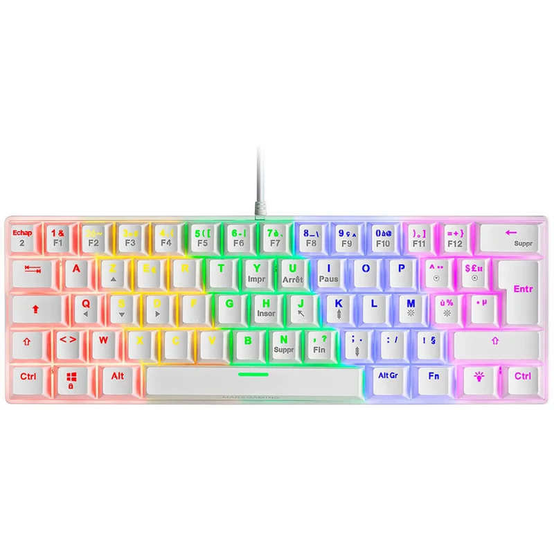 Mars Gaming MK60 White (Red Switch)