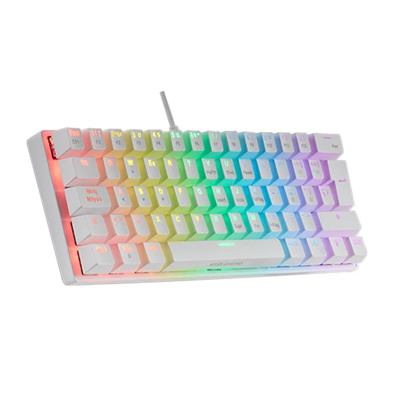 Mars Gaming MK60 White (Red Switch)