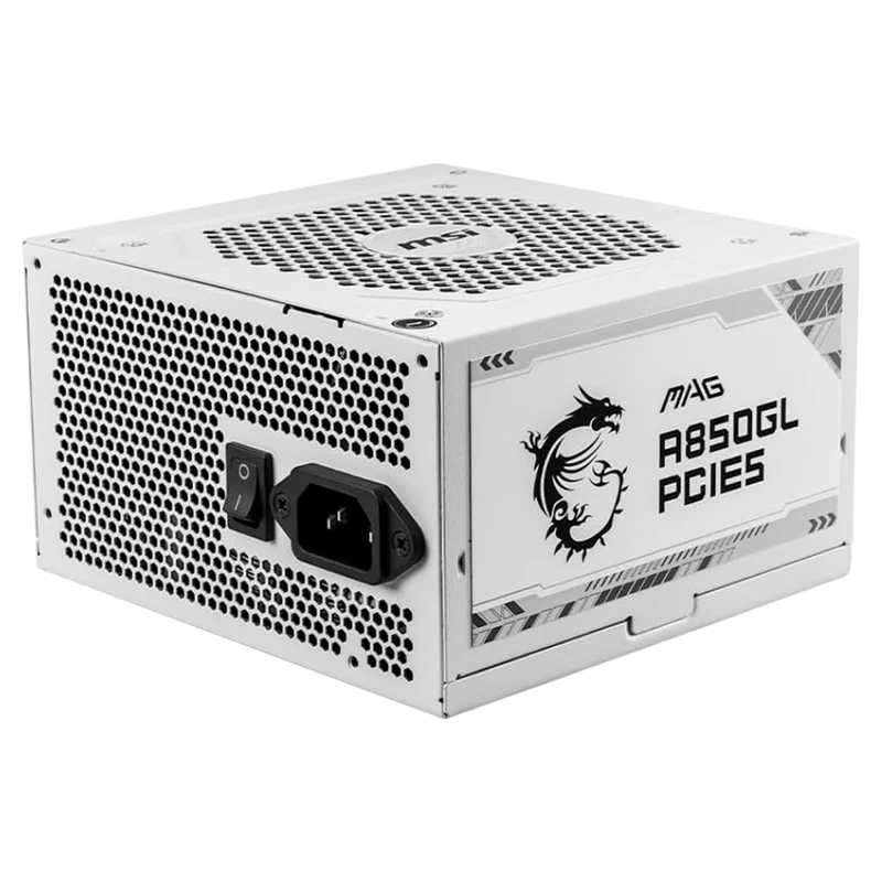 MSI MAG A850GL PCIE5 80PLUS Gold 850W White
