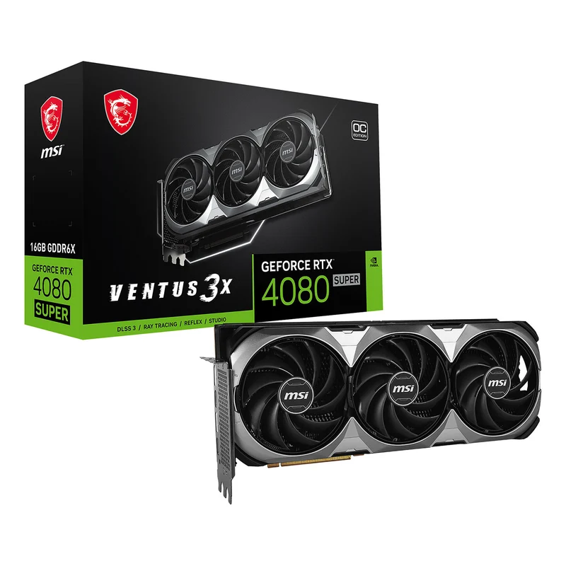 MSI GeForce RTX 4080 SUPER VENTUS 3X OC 16GB GDDR6X
