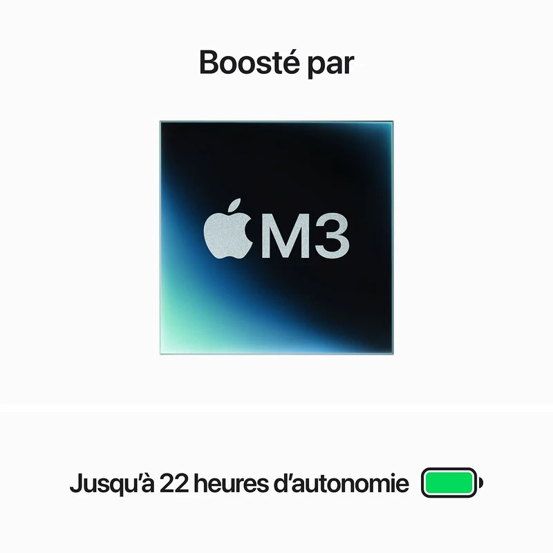 Apple MacBook Pro M3 14″ Gris sidéral 8Go/512 Go