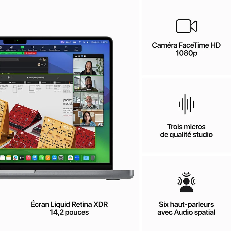 Apple MacBook Pro M3 14″ Gris sidéral 8Go/512 Go