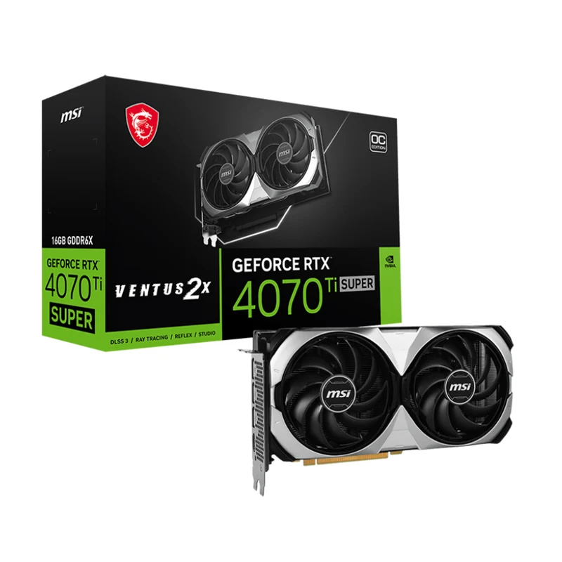 MSI GeForce RTX 4070 TI SUPER 16G VENTUS 2X OC