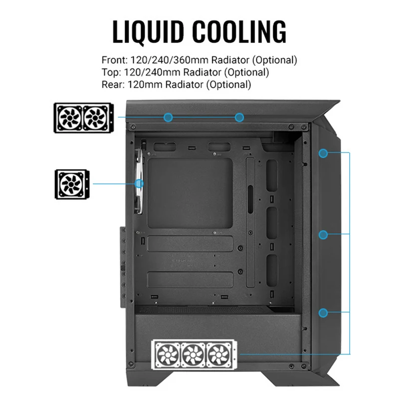 AeroCool Gladiator Duo ARGB Black