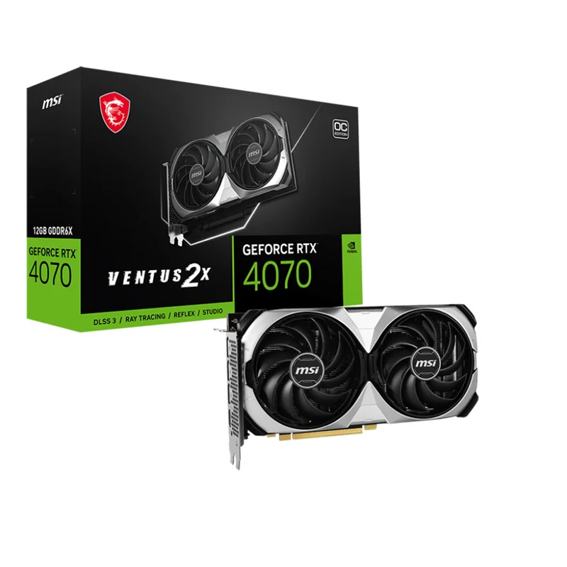 MSI GeForce RTX 4070 VENTUS 2X E OC 12GB GDDR6X