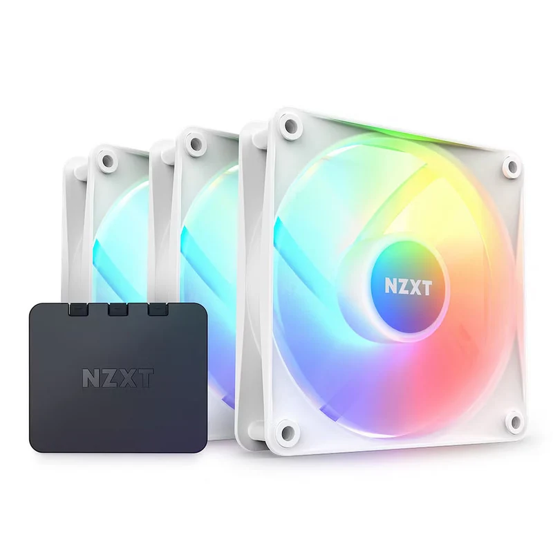 NZXT F120 Core RGB Triple Pack White