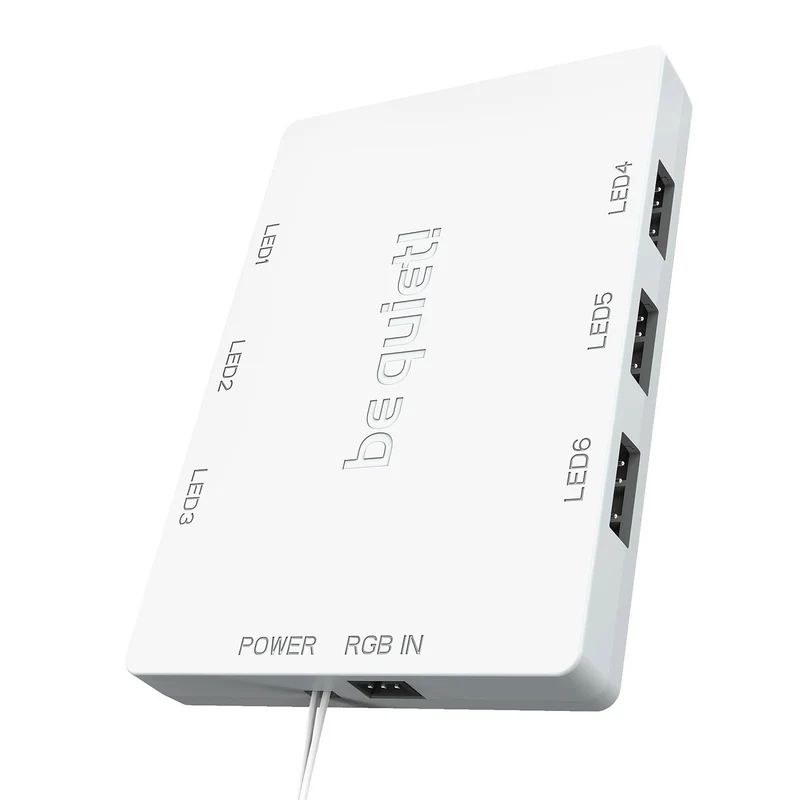 be quiet! Light Wings 120 mm PWM ARGB Triple Pack (Blanc)