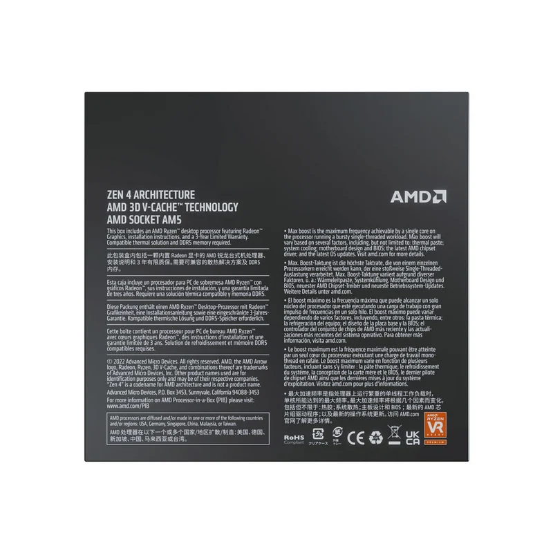 AMD Ryzen 9 7900X3D (4.4 GHz / 5.6 GHz)