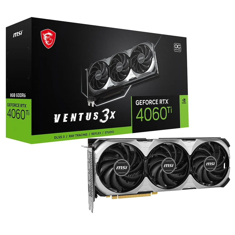 MSI GeForce RTX 4060 Ti VENTUS 3X OC 8GB GDDR6