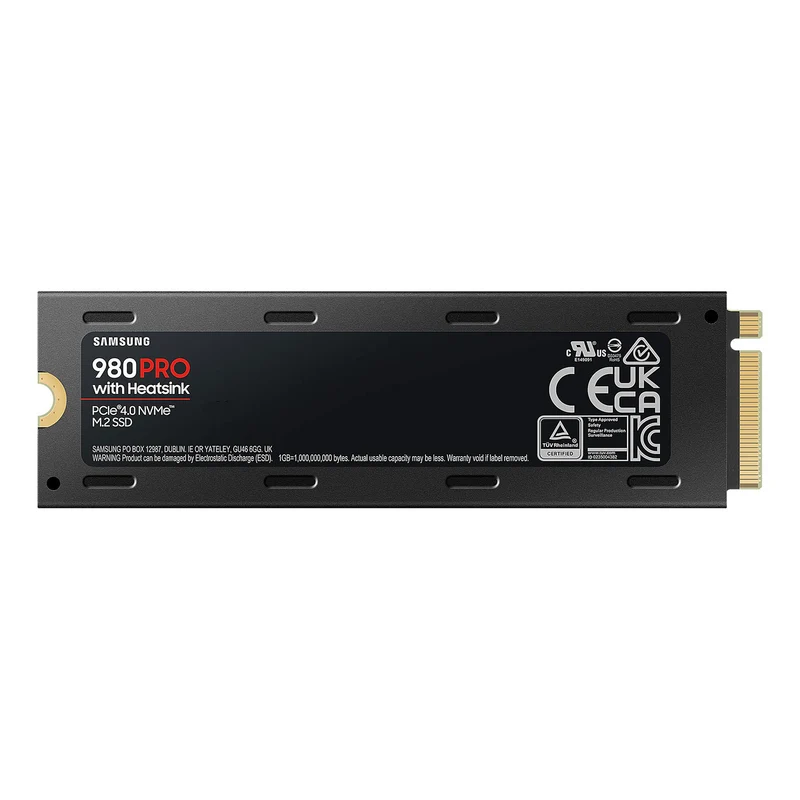Samsung SSD 980 PRO M.2 PCIe NVMe 2 To avec dissipateur