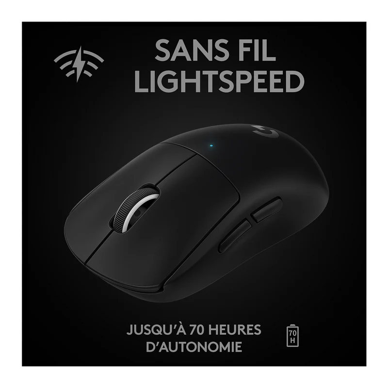 Logitech G Wireless Gaming Pro X Superlight (Noir)