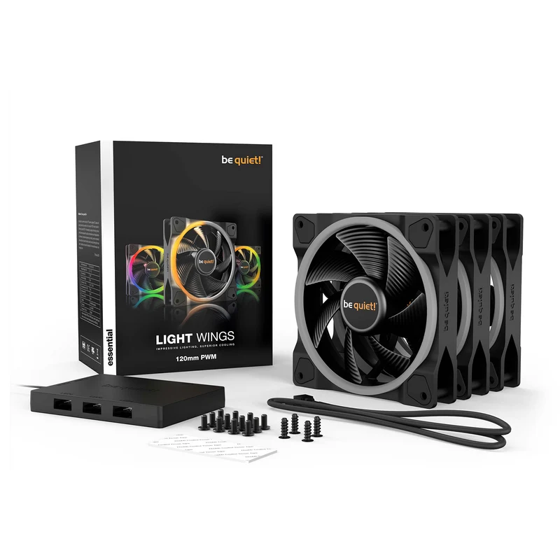 be quiet! Light Wings 120 mm PWM ARGB Triple Pack