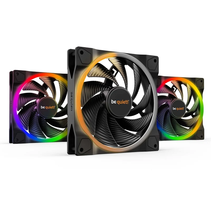 be quiet! Light Wings 120 mm PWM High Speed ARGB Triple Pack