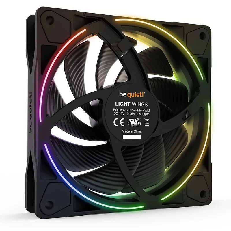 be quiet! Light Wings 120 mm PWM High Speed ARGB Triple Pack