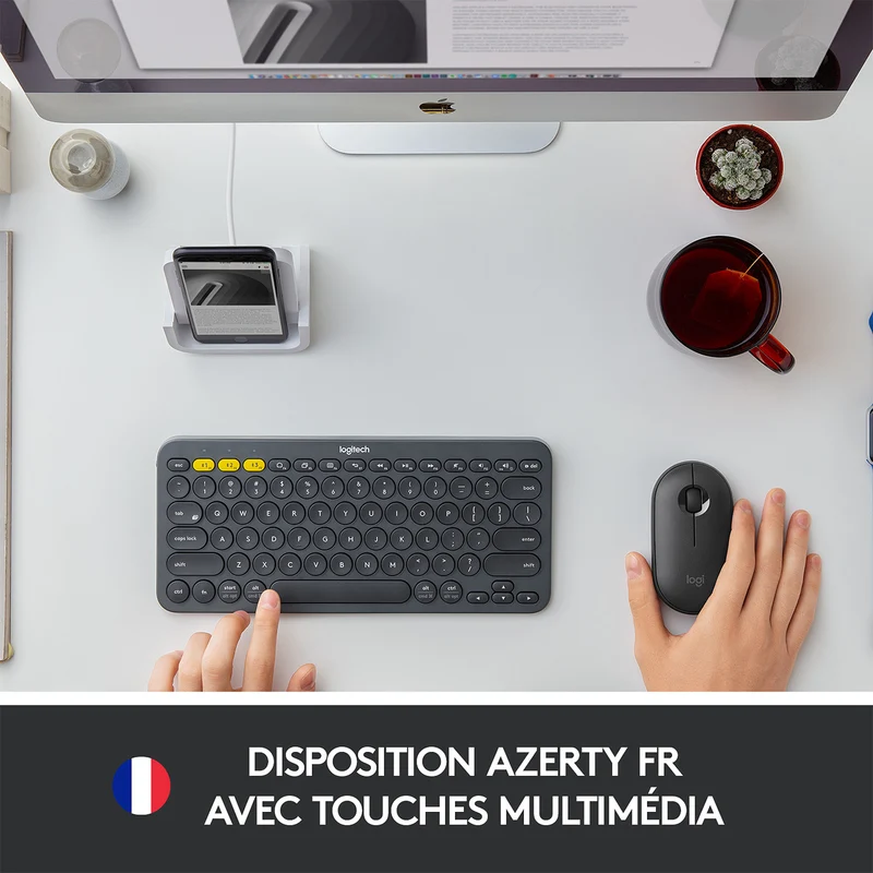 Logitech Multi-Device Keyboard K380 (Gris)