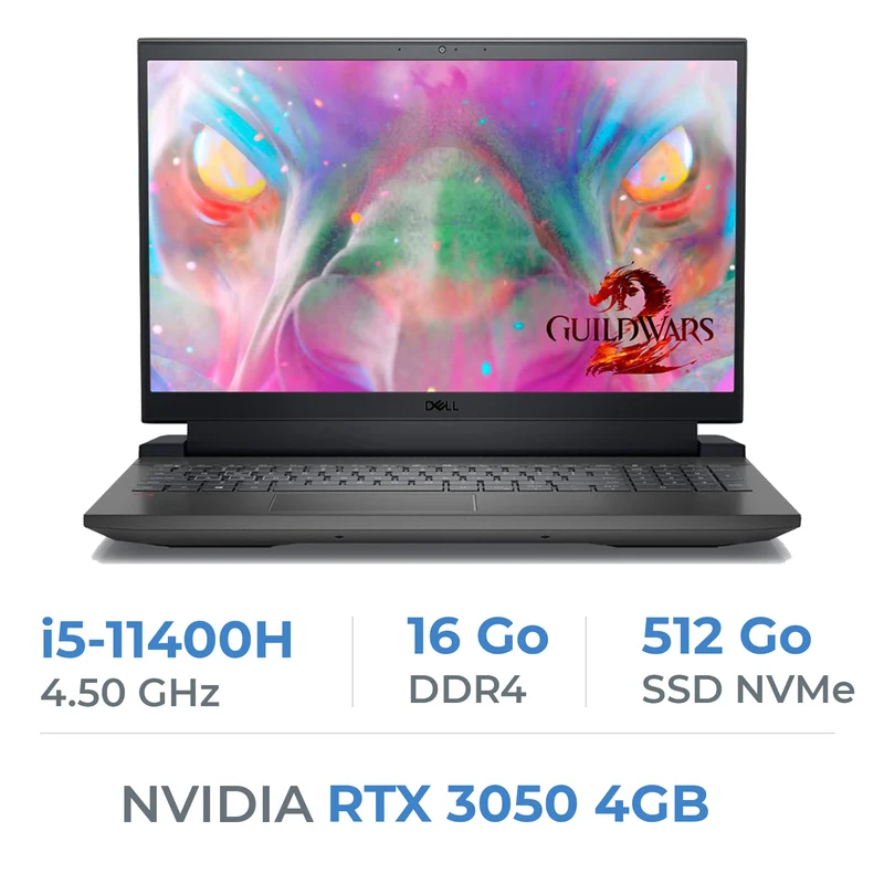 Dell G15 5511 Intel Core i5-11400H/16GB/512GB SSD/RTX3050 120 Hz