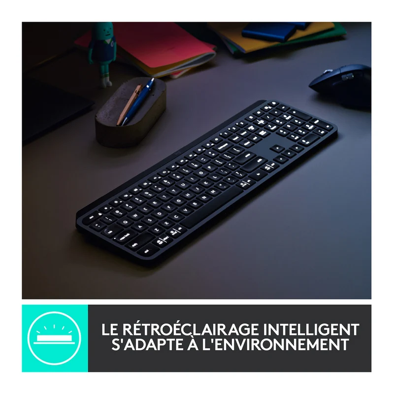Logitech MX Keys Plus (Graphite)