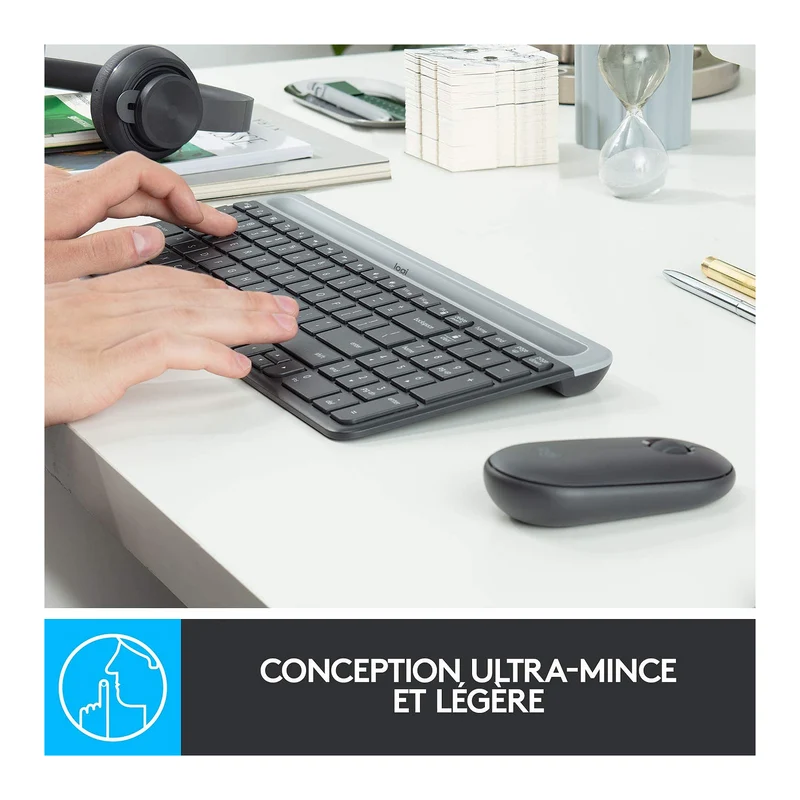 Logitech Desktop MK470 Sans-fil (AZERTY)