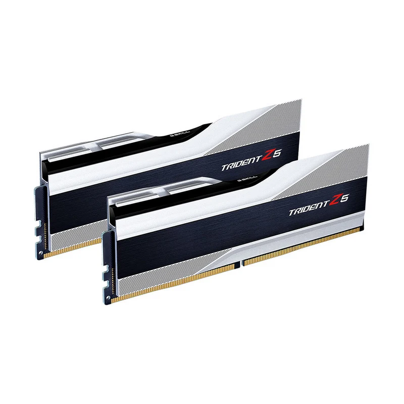 G.Skill Trident Z5 RGB 32 Go (2 x 16 Go) DDR5 6000 MHz CL36 - Argent