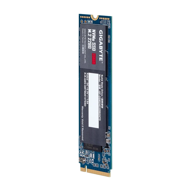 Gigabyte NVMe SSD 256 Go