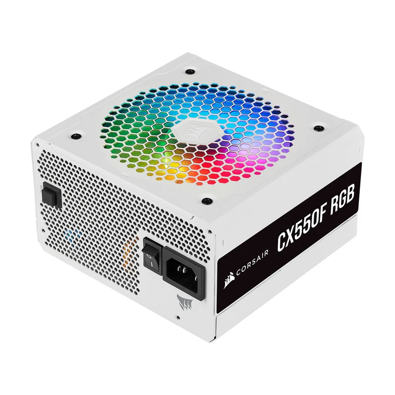 Corsair CX550F RGB 80PLUS Bronze (Blanc)