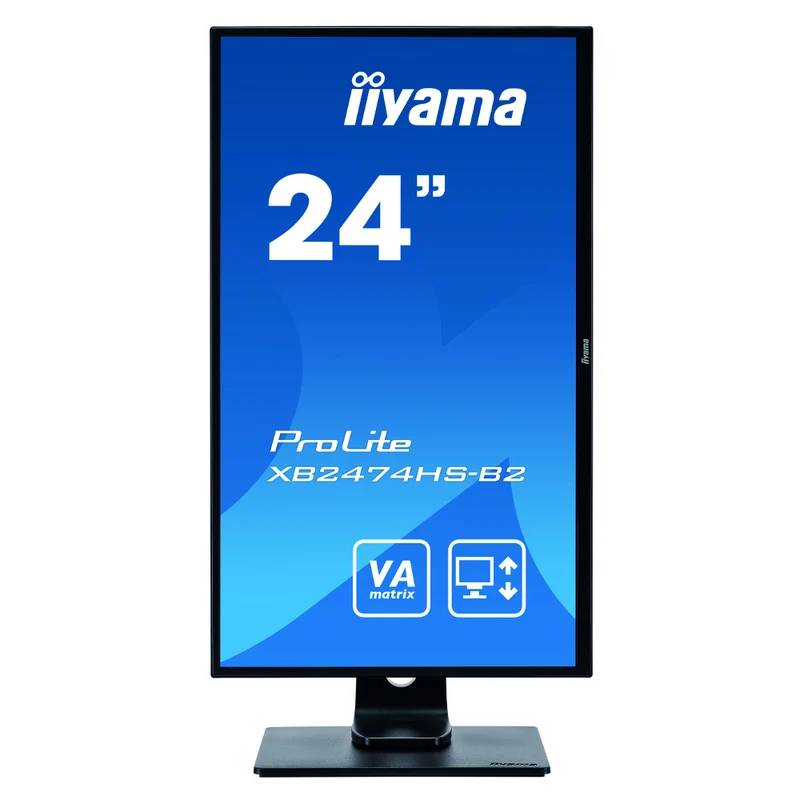 Moniteur 24" iiyama VA Full HD VGA HDMI DP pivot - XB2474HS-B2