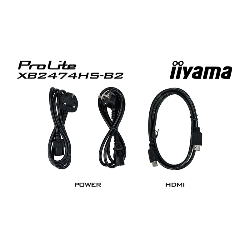 Moniteur 24" iiyama VA Full HD VGA HDMI DP pivot - XB2474HS-B2