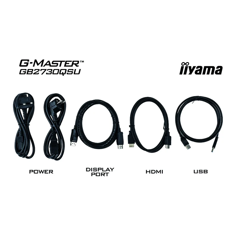 Moniteur 27" iiyama 2560 x 1440 DP HDMI DVI HP - GB2730QSU-B1