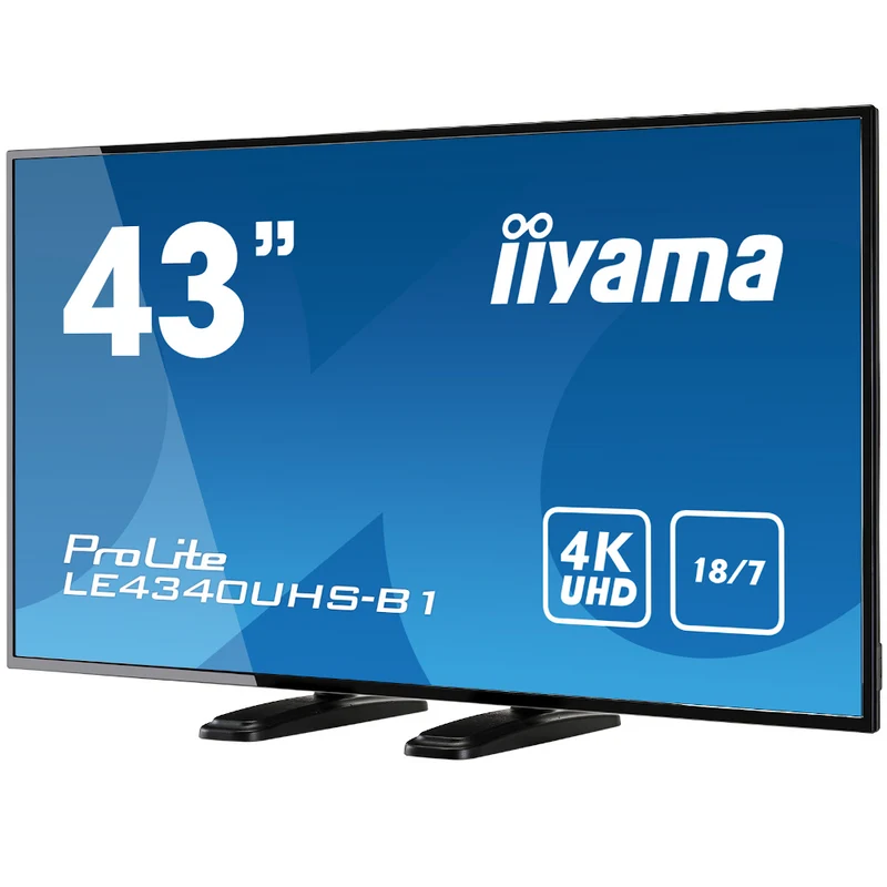 Écran dynamique (digital signage) 43 pouces iiyama Prolite - LE4340UHS-B1