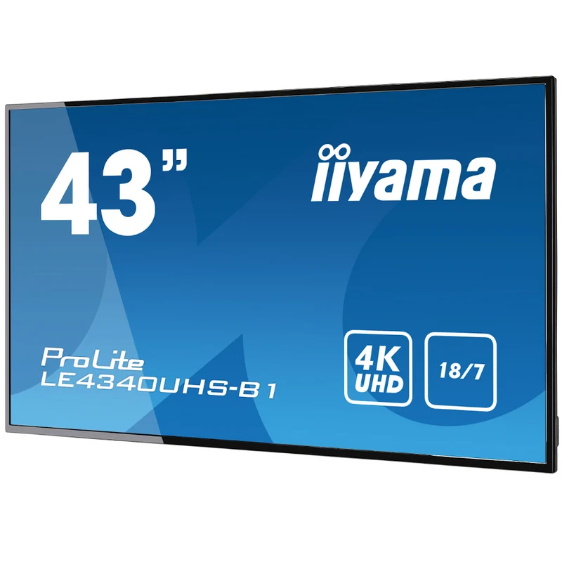 Écran dynamique (digital signage) 43 pouces iiyama Prolite - LE4340UHS-B1