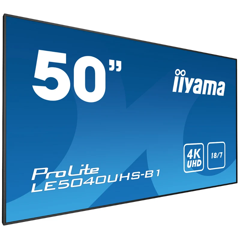 Écran dynamique (digital signage) 50 pouces iiyama Prolite - LE5040UHS-B1