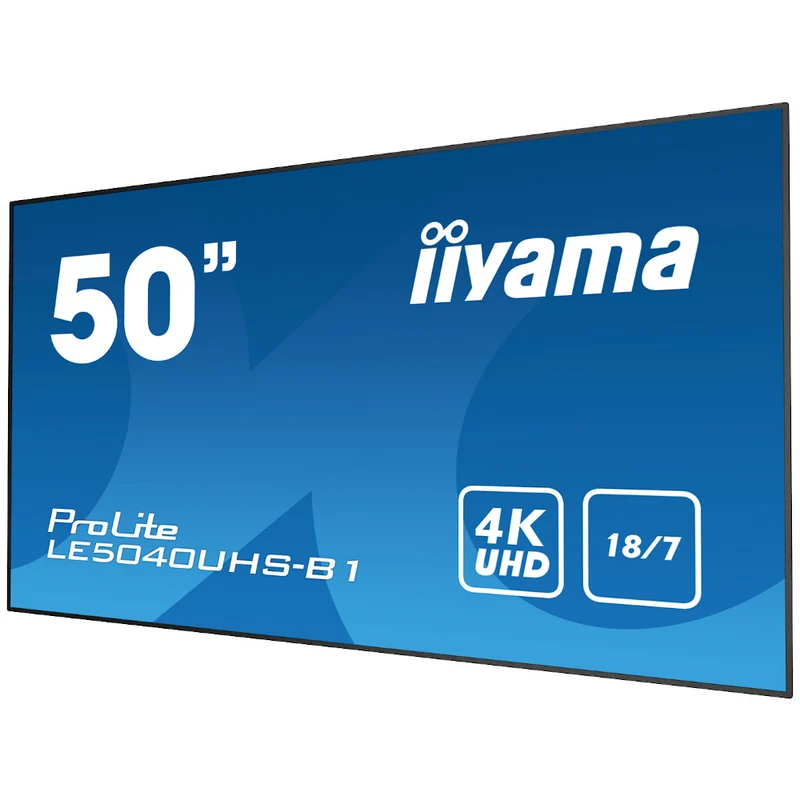 Écran dynamique (digital signage) 50 pouces iiyama Prolite - LE5040UHS-B1