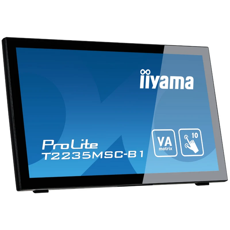 Moniteur tactile capacitif TFT 21,5" VGA/DVI/DP - T2235MSC-B1