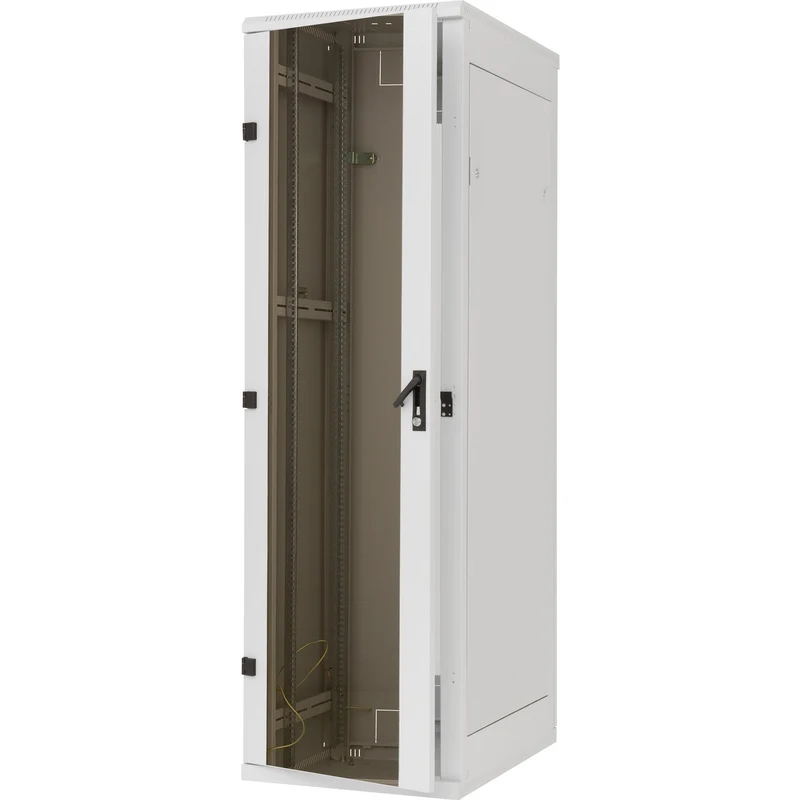 Baie brassage 42U 600x1000 lxP Porte vitrée 1pt grise Triton - TRV-RMA0169