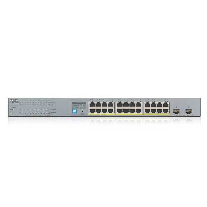 Switch Giga PoE+ pour vidéo-surveillance Zyxel - GS1300 Series
