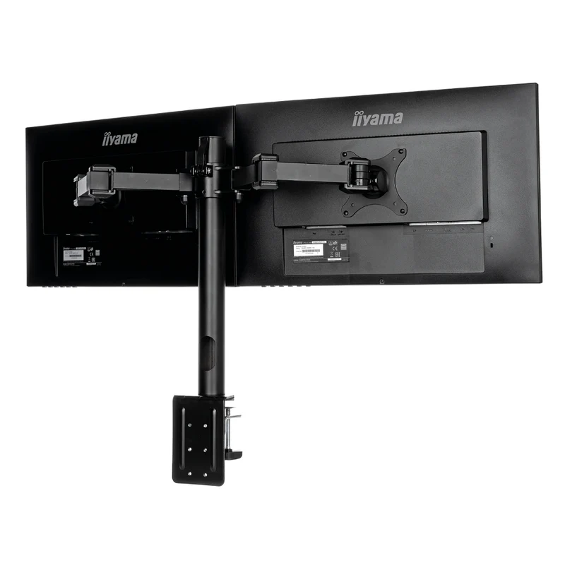 Support de bureau avec pince pour 2 moniteurs - DS1002C-B1