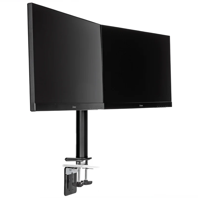 Support de bureau avec pince pour 2 moniteurs - DS1002C-B1