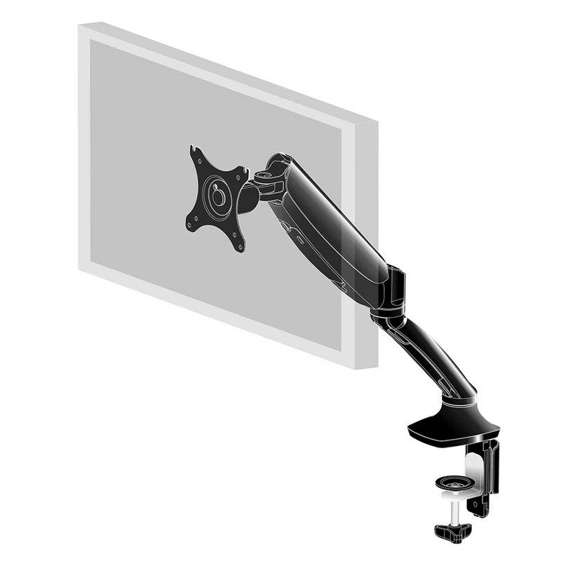 Support écran avec vérin gaz 1 moniteur - DS3001C-B1