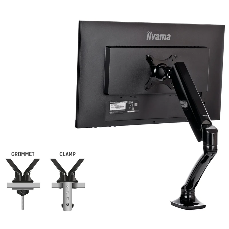 Support écran avec vérin gaz 1 moniteur - DS3001C-B1