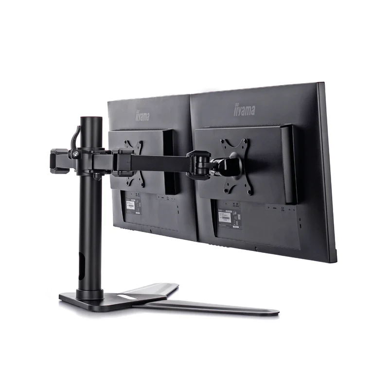 Support de bureau sur pied pour 2 moniteurs - DS1002D-B1