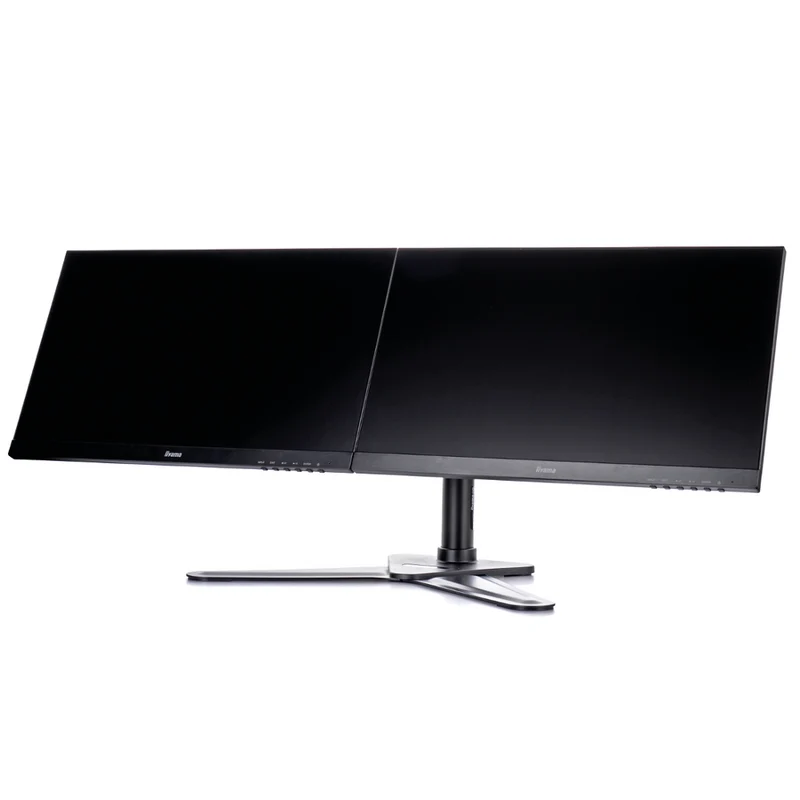 Support de bureau sur pied pour 2 moniteurs - DS1002D-B1