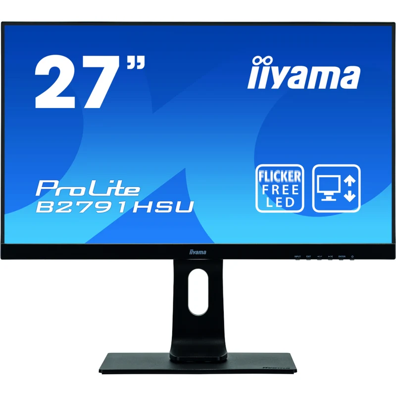 Moniteur LED 27" Full HD VGA HDMI DP slim HP piv- B2791HSU-B1