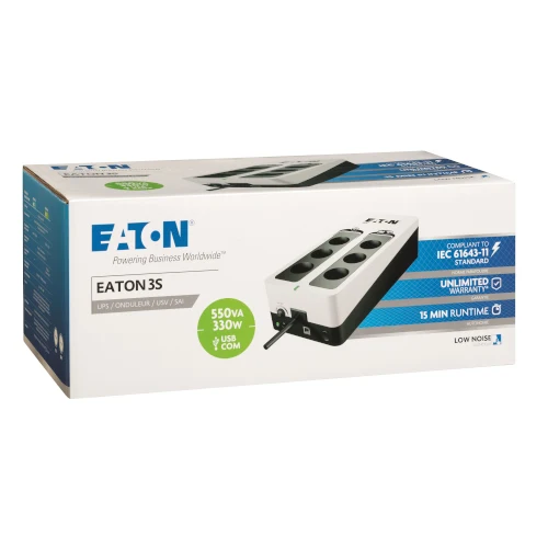 Onduleur offline 3S 550VA/330W prises FR port USB - 3S550F